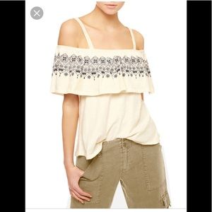 Helena Off the Shoulder Ruffle Top by Sanctuary